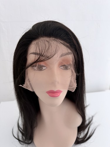 Long straight black full - long,