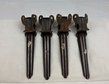 Antique 'Universal' Metal Stair Carpet Clips Bronzed/Copper Finish Sold Per Pair