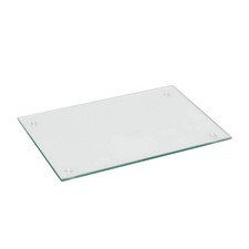 1x Glass Chopping Board Kitchen Cutting Worktop Saver 30cm x 20cm