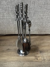 Vintage Brass Fire Companion
