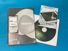 Genuine Nokia 6500 Slide Mobile Phone Original User Guide Manual + Software Disc