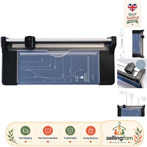 Blue rotary paper cutter - blue,
