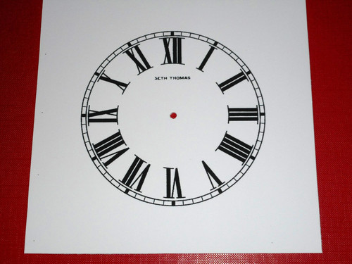 Seth thomas clock dial face - seth,