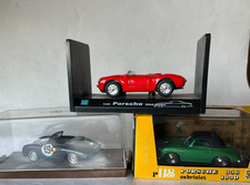 Porsche 356  Cabriolet Brumm  550A Spyder 1/43 Scale Diecast x 3