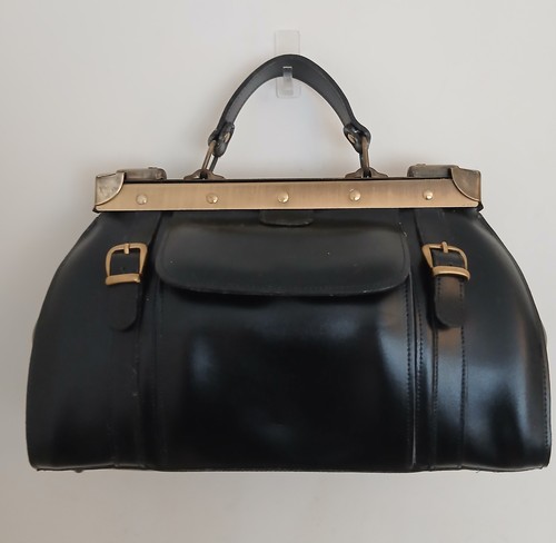 Vintage black leather - vintage,
