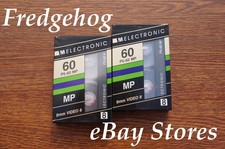2 x QUALITY MELECTRONIC P5-60 MP VIDEO 8 / 8mm / Hi8 CAMCORDER TAPES / CASSETTES