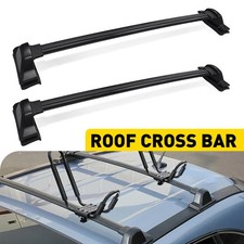 2PCS METAL BLACK ROOF CROSS
