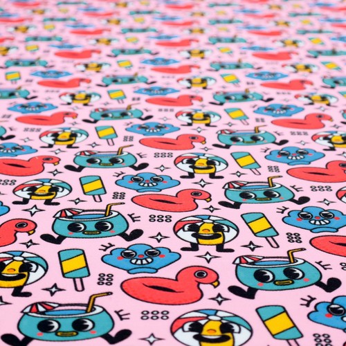 Pop art upholstery - art, fabric