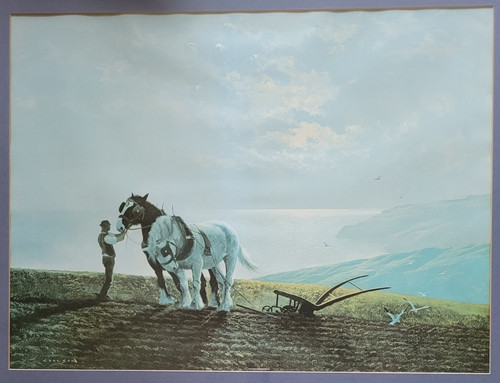 Framed the ploughman and - ploughman,