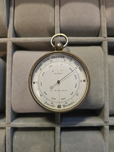 Antique pocket aneroid - antique,