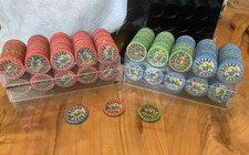Nevada Jacks Skulls Ceramic Poker Chip Set, 400 Chips, $25, $5, $1.
