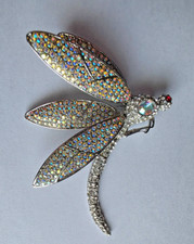 Butler & Wilson Brooch Large Dragonfly Vintage Stamped Boxed