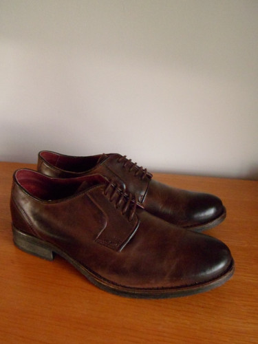Men brown leather john - john, rocha
