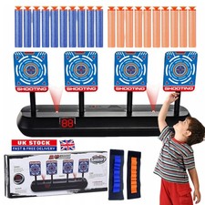 Auto Reset Electric Target for Nerf Guns | Kids Shooting Game w Sound & Light UK