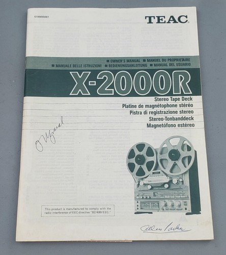 Original teac 2000r - teac, x-2000r