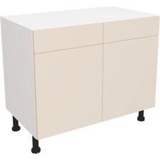 Fully Assembled Kitchen 1000mm Base Unit Matt Cashmere Drawer Line Base Cabinet