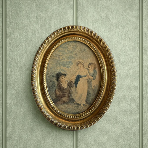 19th century miniature stipple - century,