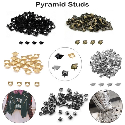 12mm pyramid shape studs - 6/12mm,