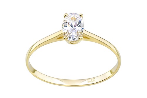 9ct yellow gold solitaire - 9ct,
