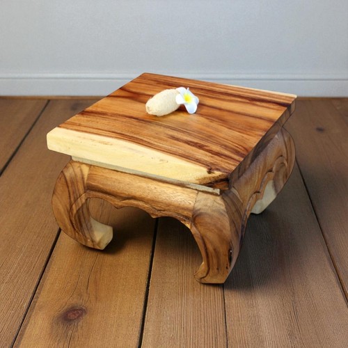 Small wooden side table - small, opium