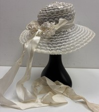 Vintage Wedding Hat. Circa1960's.