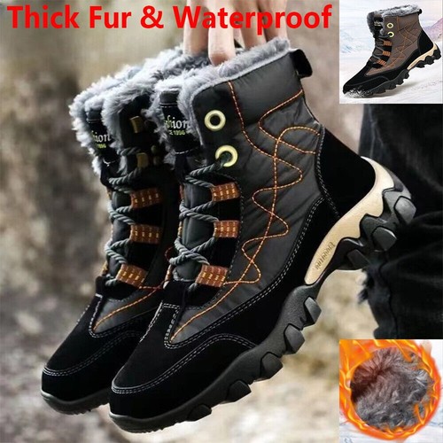 Winter mens snow boots fur - mens,