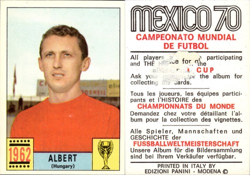 Panini mexico 1970 1962 - panini,