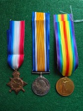 WW 1 Medal trio, ES-1266 E.J. Thomas. Engn. R.N.R. 1914/15 Star
