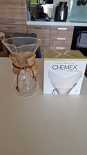 CHEMEX 6 Cup Wood Neck Glass