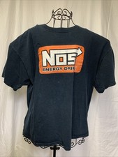 Nos Energy Drink Promo Black Mens T-shirt XL