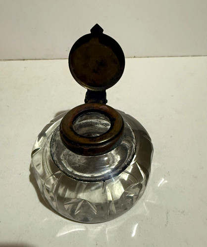 Vintage glass desk - vintage,