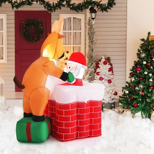5ft inflatable liftable - inflatable, santa