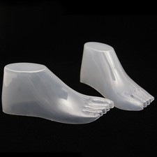 Transparent Plastic Adult Feet
