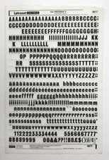 LETRASET Lettering 42pt
