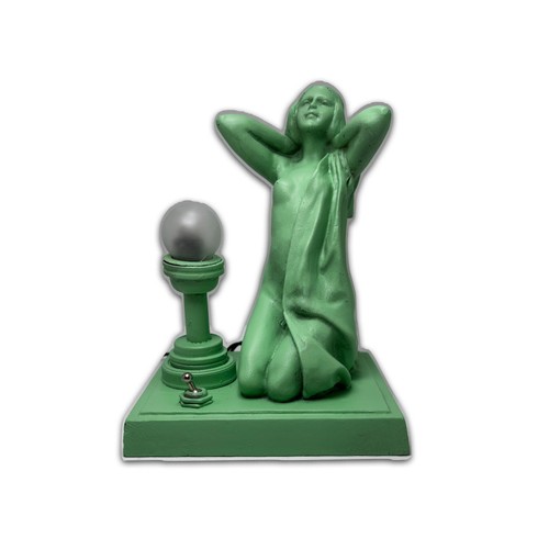 1930s small green art deco - ,