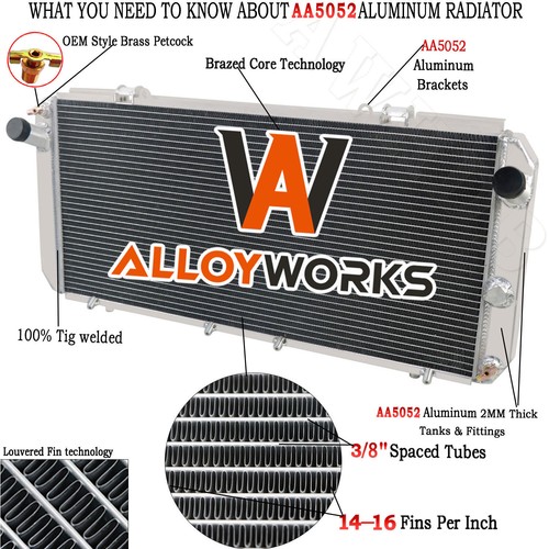 Row aluminium radiator - radiator, for