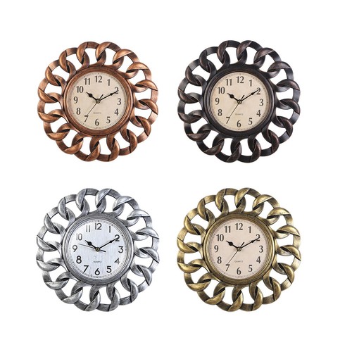 Retro style wall clock - retro, rustic