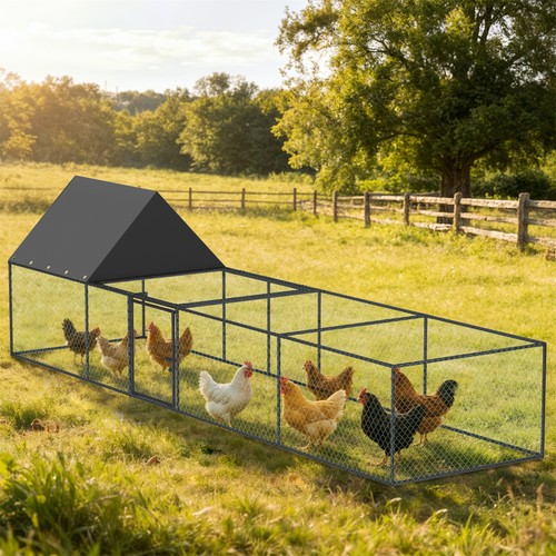 Covered chicken cage durable - covered,