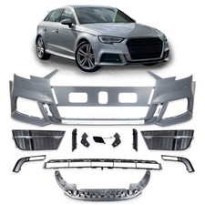 Front Bumper With PDC + SRA suitable for AUDI A3 8V Sportback 16-19 S-Line