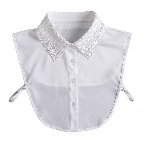 Fake half shirt blouse flower - fake,