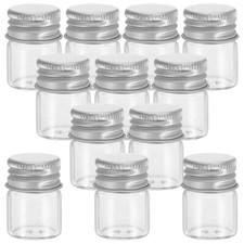 12PCS Clear Canning Jar Glass Canning Jar Small Mason Jars Sealed Cans