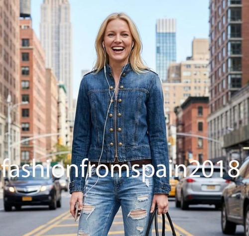 Zara new woman army - new, denim