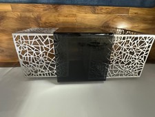 Aluminium and glass nest of tables