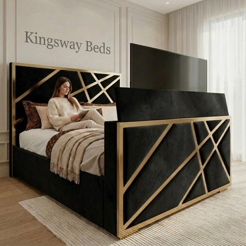 Gold star bed frame - tv,