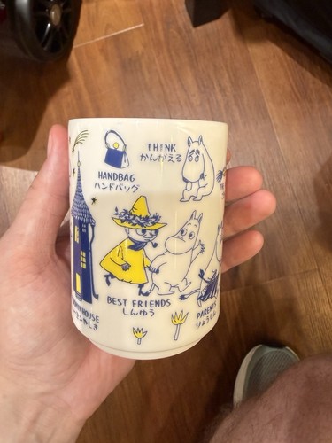Porcelain moomin mug - moomin,