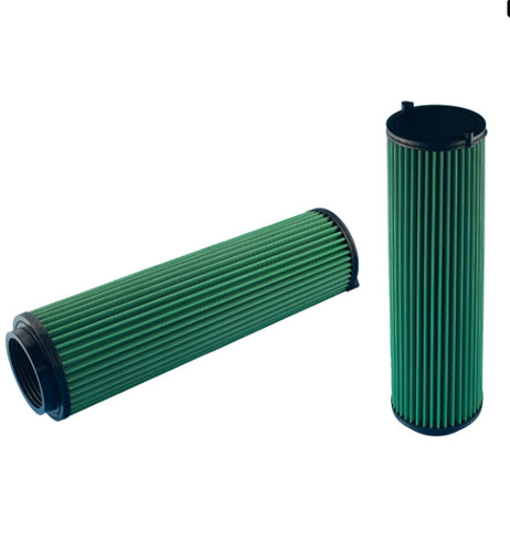Green cotton air filter - green,