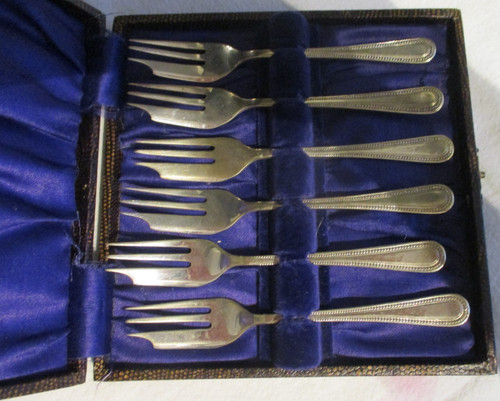 Vintage silverplate cake - vintage,