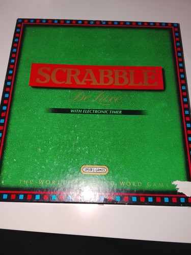 Vintage scrabble deluxe - vintage,