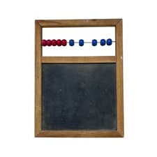 Vintage Wood Chalkboard Abacus