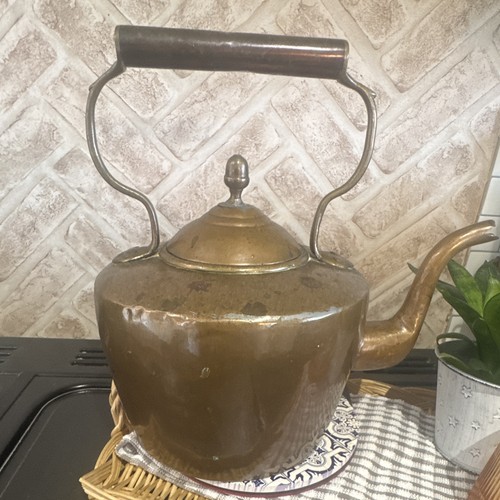 Vintage metal tea pot 2l - vintage,